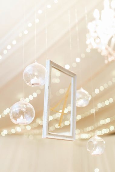Hanging Table Numbers | Wedding Reception Decor | Red New Years Eve Winter Wedding at Iscoyd Park, Shropshire | White Stag Wedding Photography | Lovetwofilm