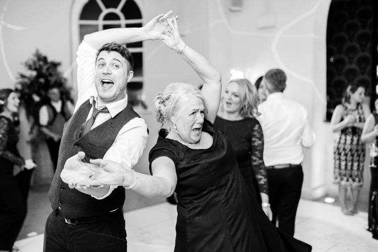 Evening Reception | Red New Years Eve Winter Wedding at Iscoyd Park, Shropshire | White Stag Wedding Photography | Lovetwofilm