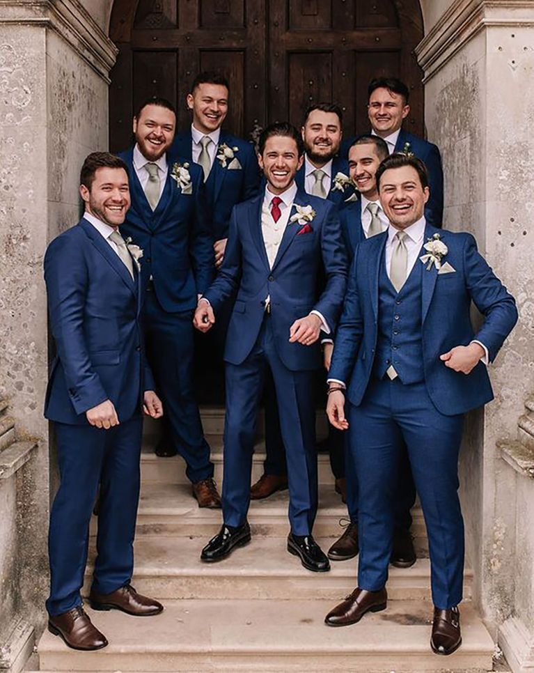 blue groomsmen suits Divine Day Photography