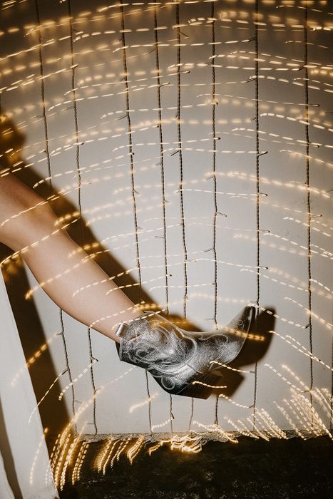 Trafalgar Warehouse Disco Wedding with Metallic Bridesmaid Dresses ...