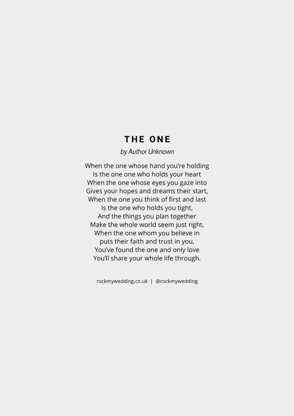the-one-wedding-poem-by-author-unknown