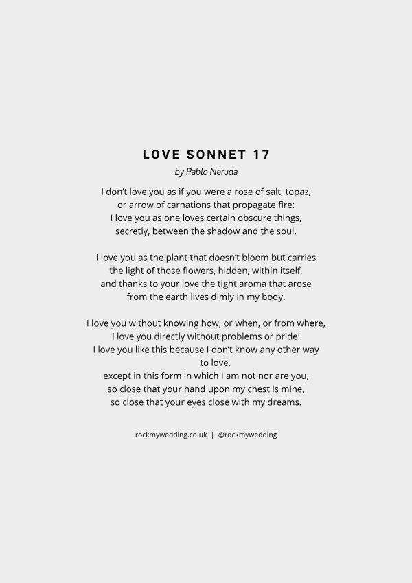 love-sonnet-17-pablo-neruda-wedding-poem