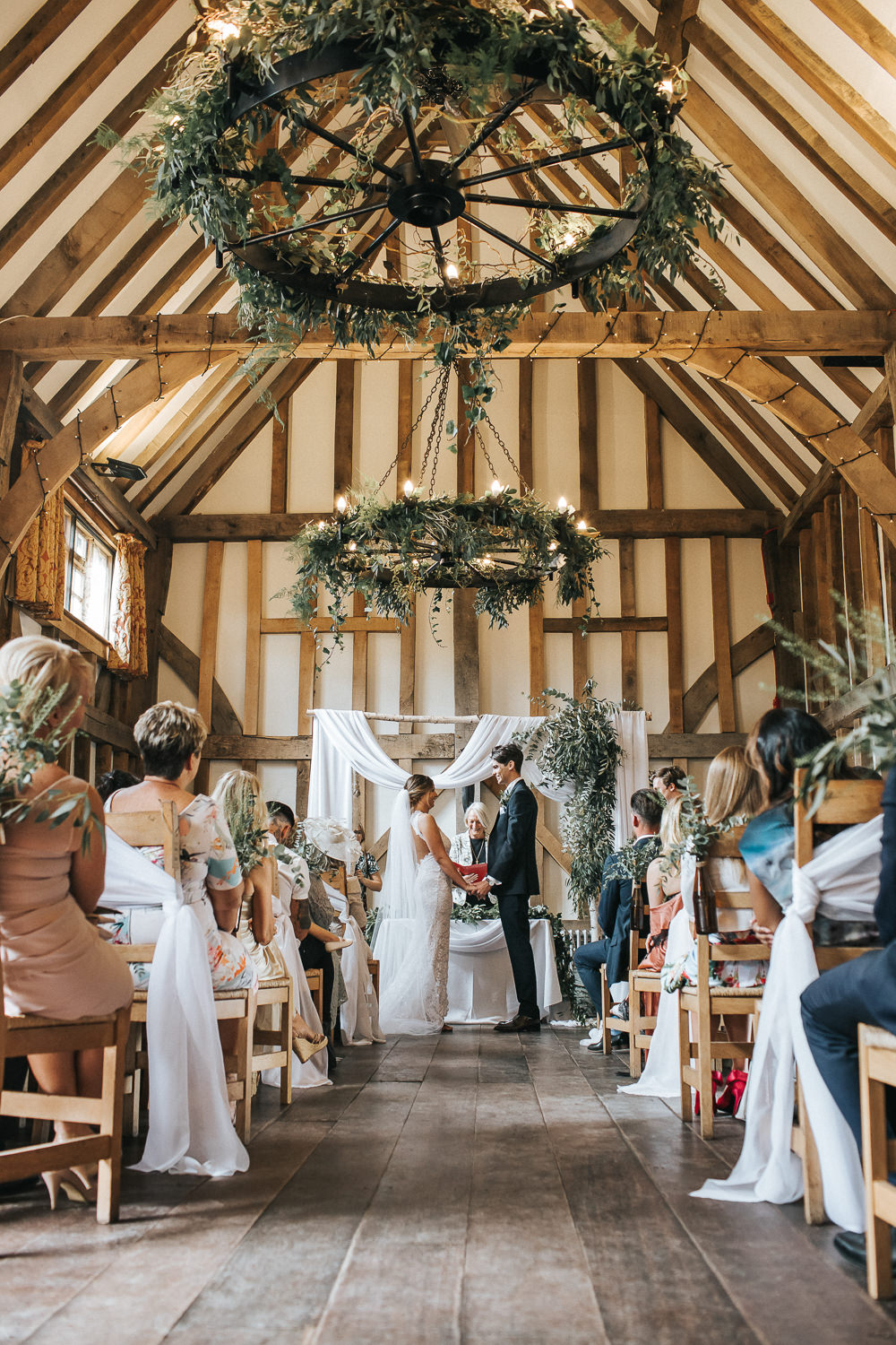 Grace Loves Lace Gown For A Rustic Wedding At Gate Street Barn Surrey