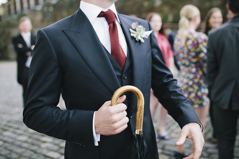 autumn wedding suit groom