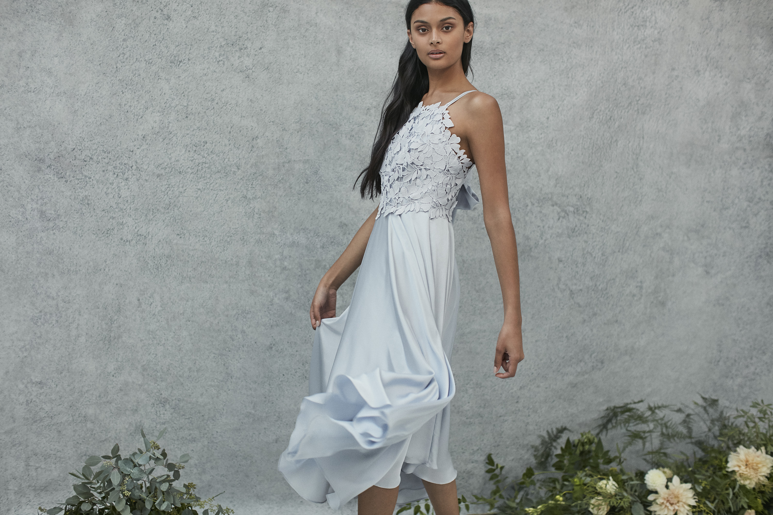 coast green bridesmaid dress