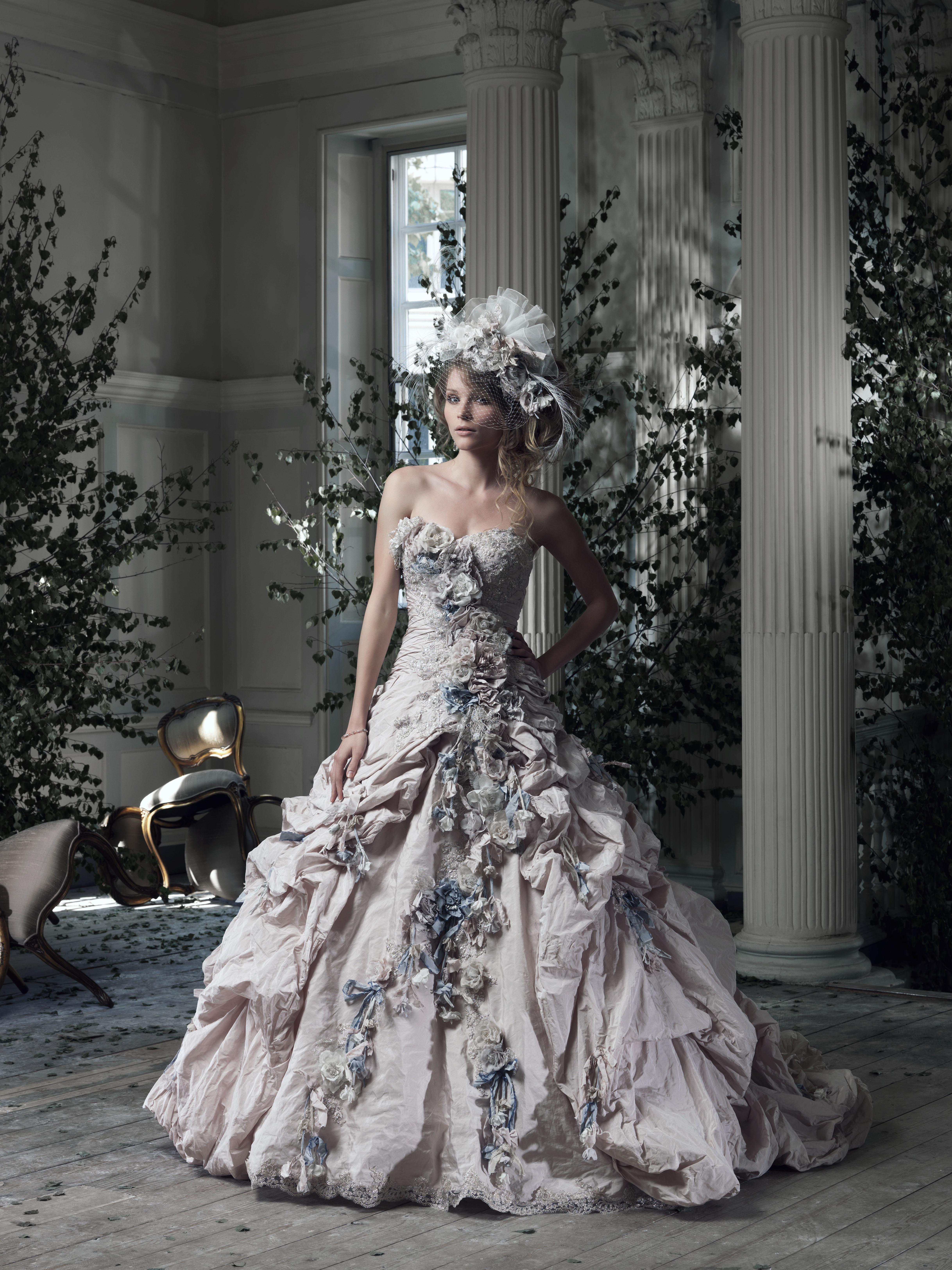 Coloured Wedding  Dresses  From Top UK  Bridal Designers