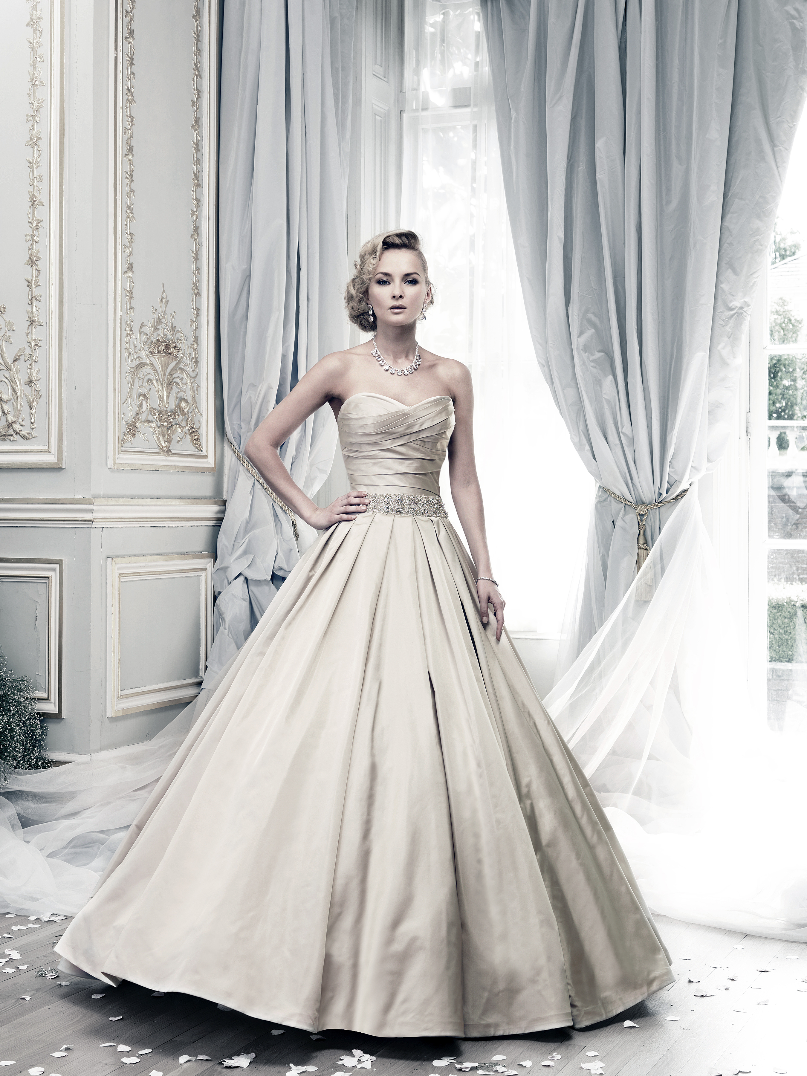 Coloured Wedding  Dresses  From Top UK  Bridal Designers