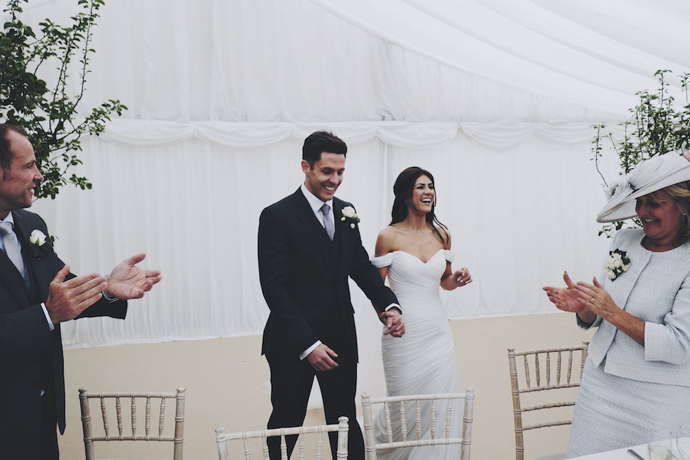 pronovias off the shoulder