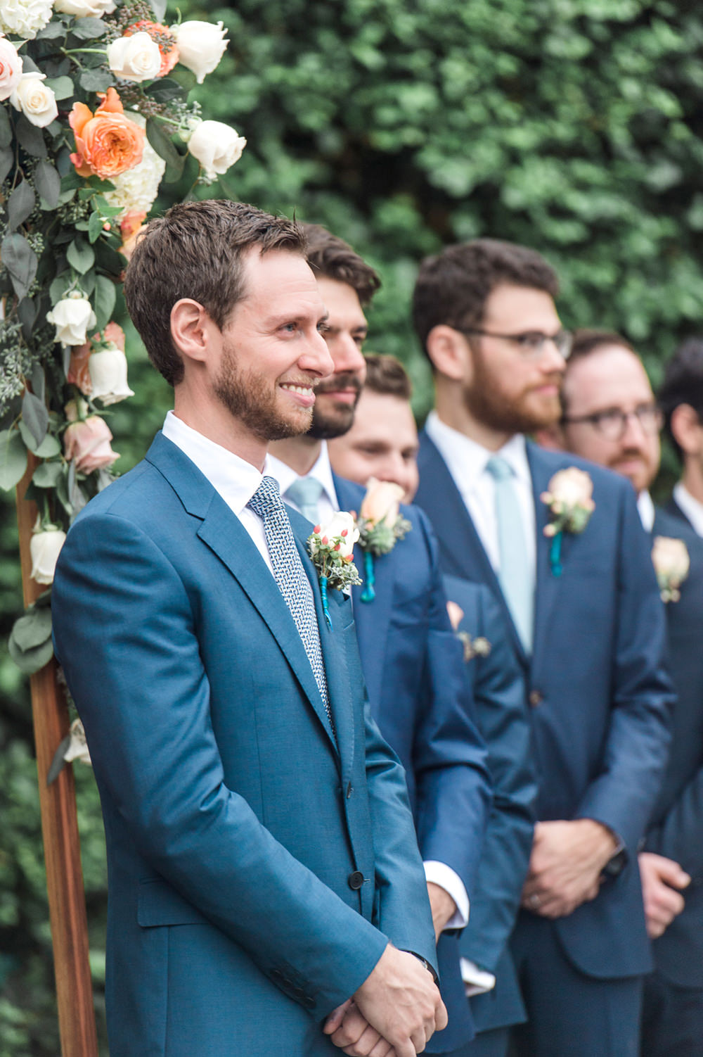 turquoise groomsmen attire