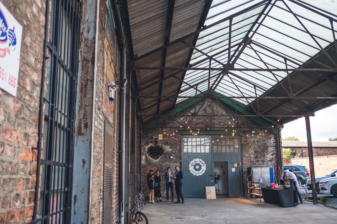 Copper Geometric Industrial Wedding At Peoples History Museum