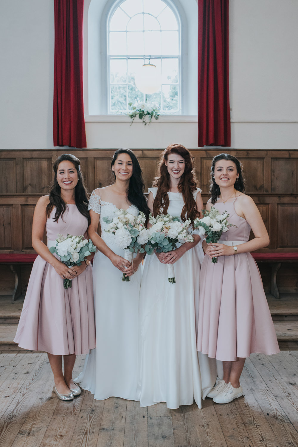 Quaker Ceremony with Two Brides Kings  Weston House Reception