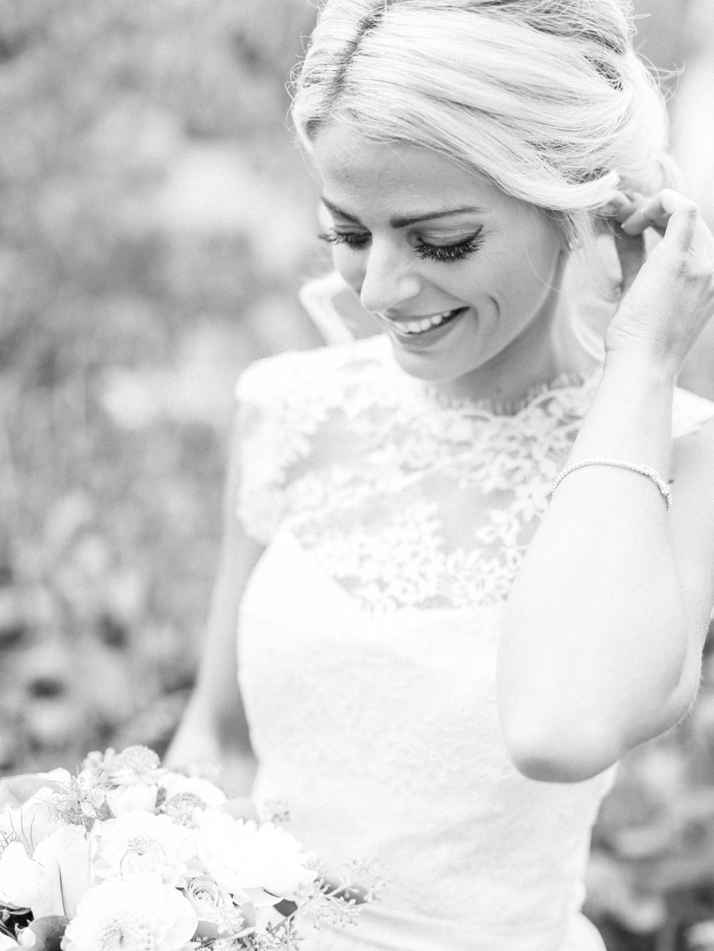 An Ian Stuart 'Sapphire' bridal gown for a classically romantic wedding