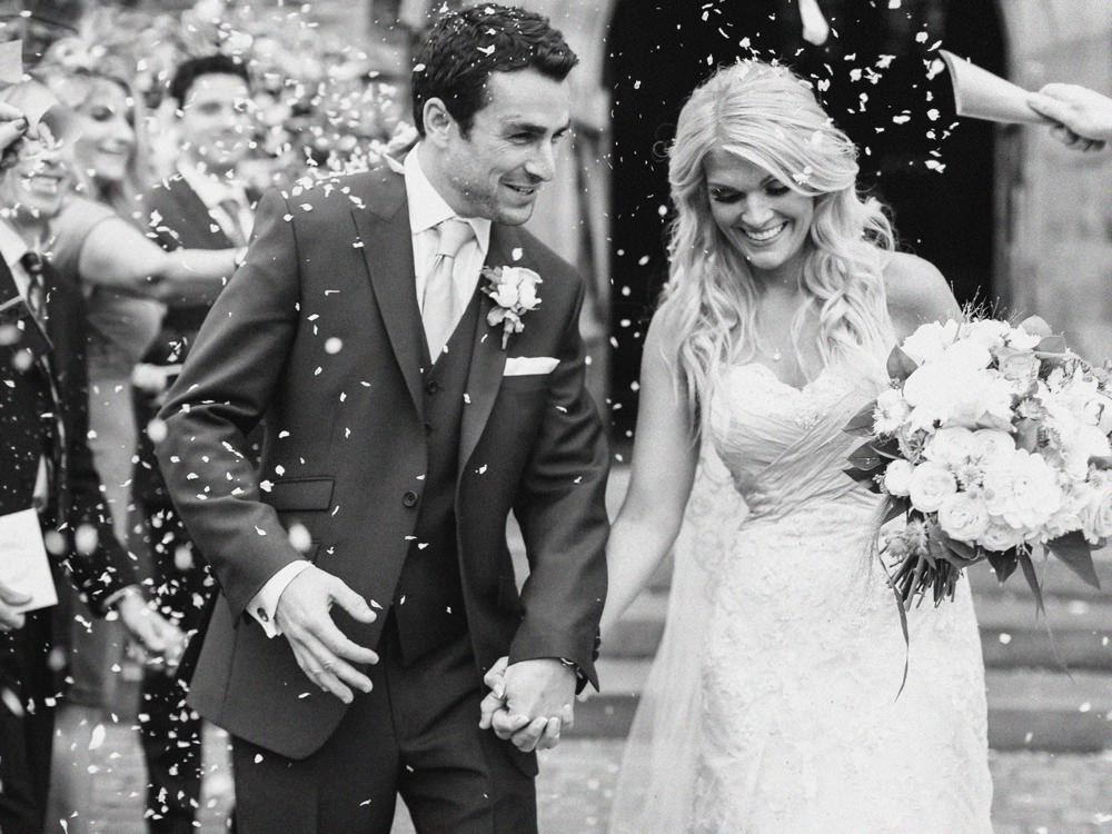 An Ian Stuart 'Sapphire' bridal gown for a classically romantic wedding