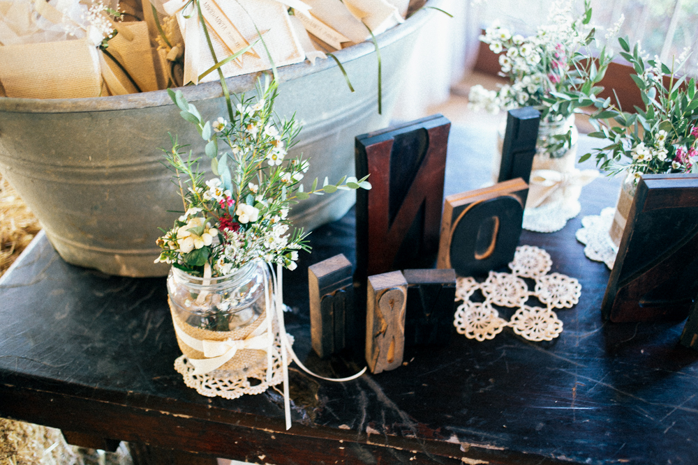 Rustic Dried Flower Bouquet