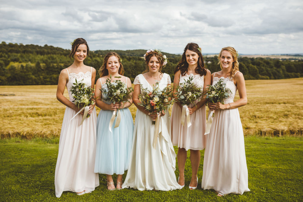 Daisy By Halfpenny London For A Boho  Barn Wedding  In Yorkshire 