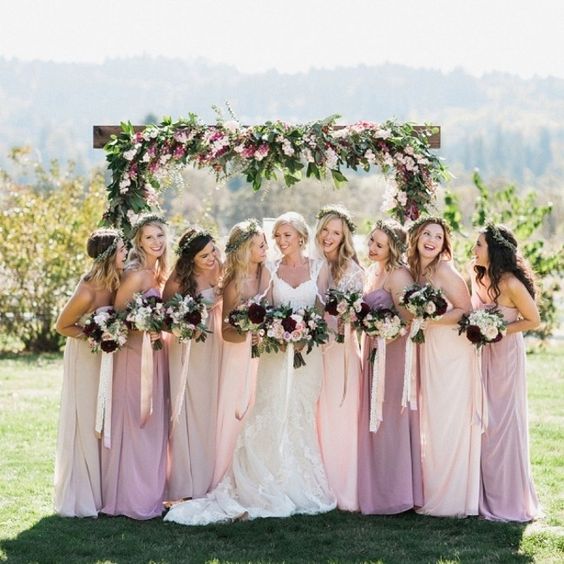 bridesmaid dresses uk dusky pink