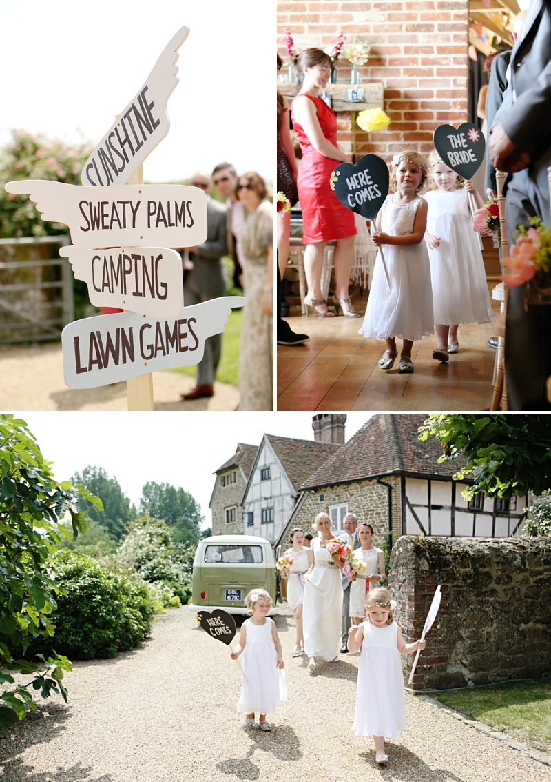 A Festival Inspired Wedding At Grittenham Barn In West Sussex With