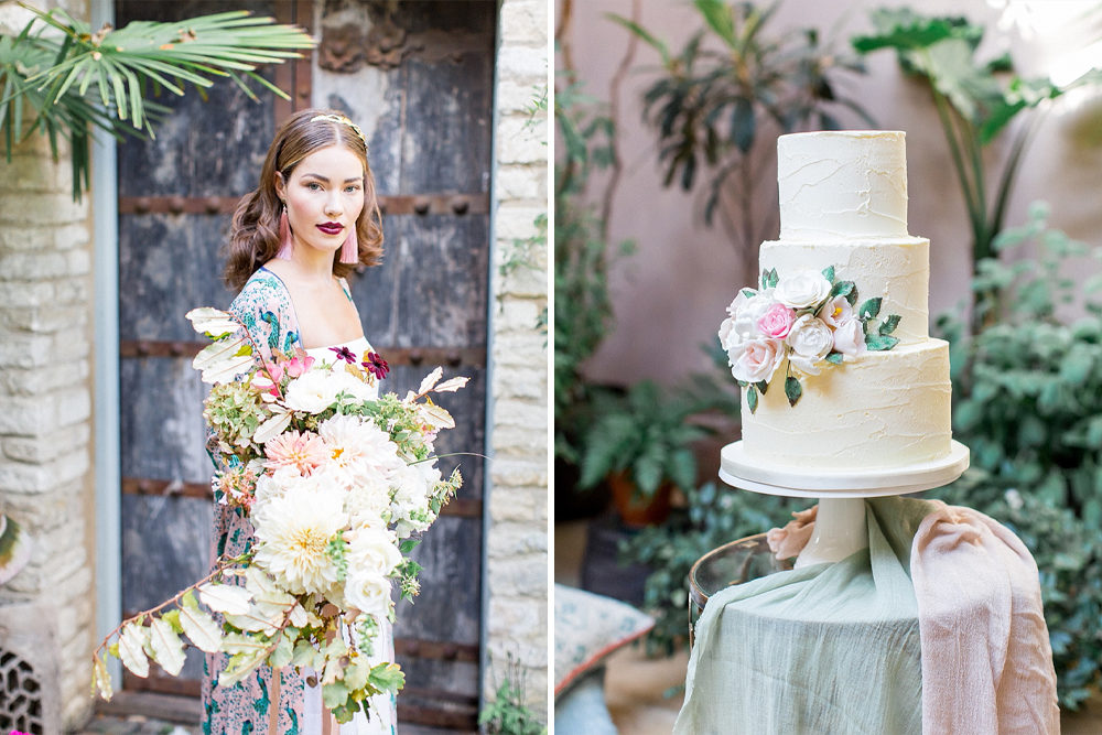 Botanical Boho Luxe Inspiration With Floral Design By