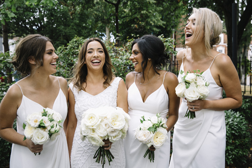 black dress with white roses