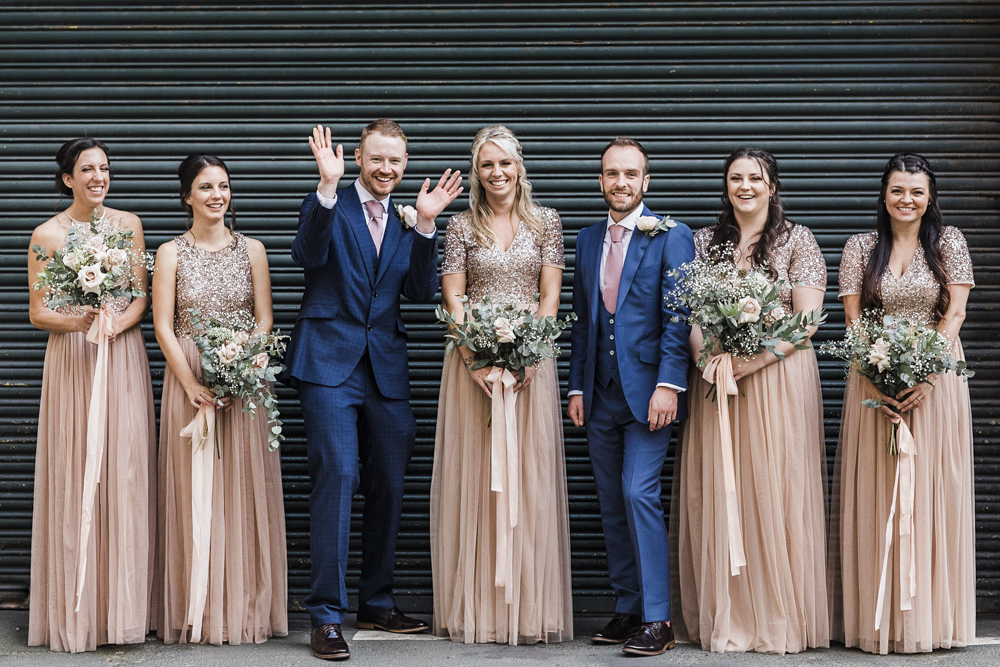 maya sequin bridesmaid dress