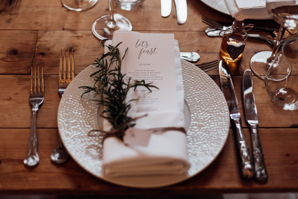 small wedding menu ideas