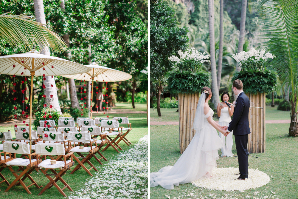 Tropical Wedding in Thailand with Chinese Tea Ceremony
