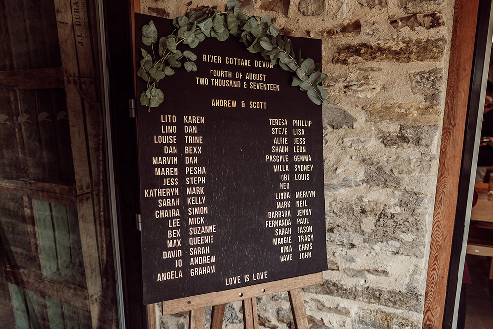 Stylish Minimal Wedding At River Cottage Images By Jason Mark