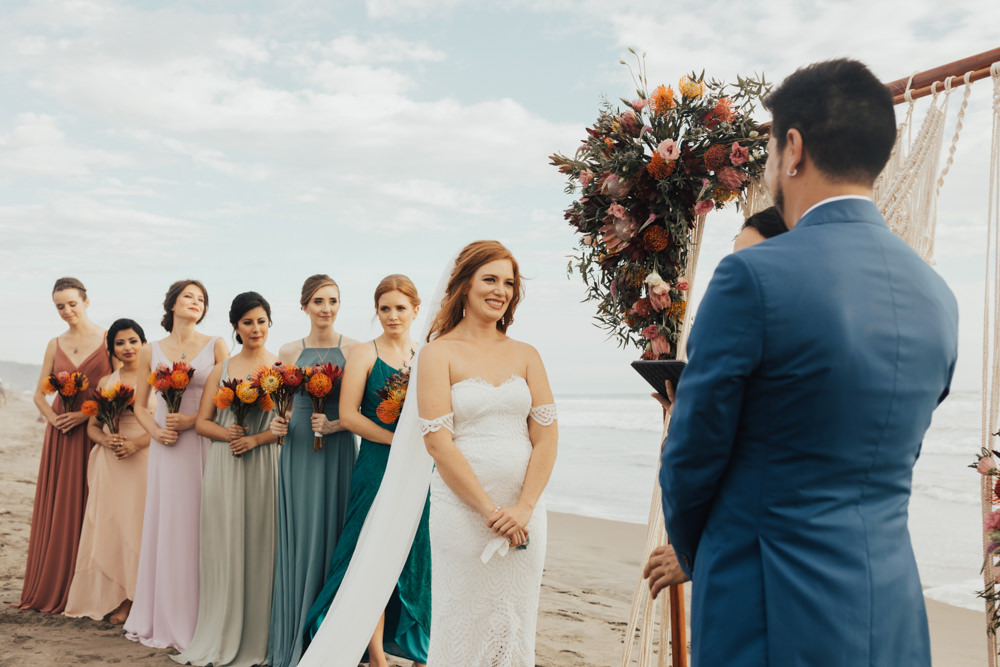 tropical bridesmaid dresses