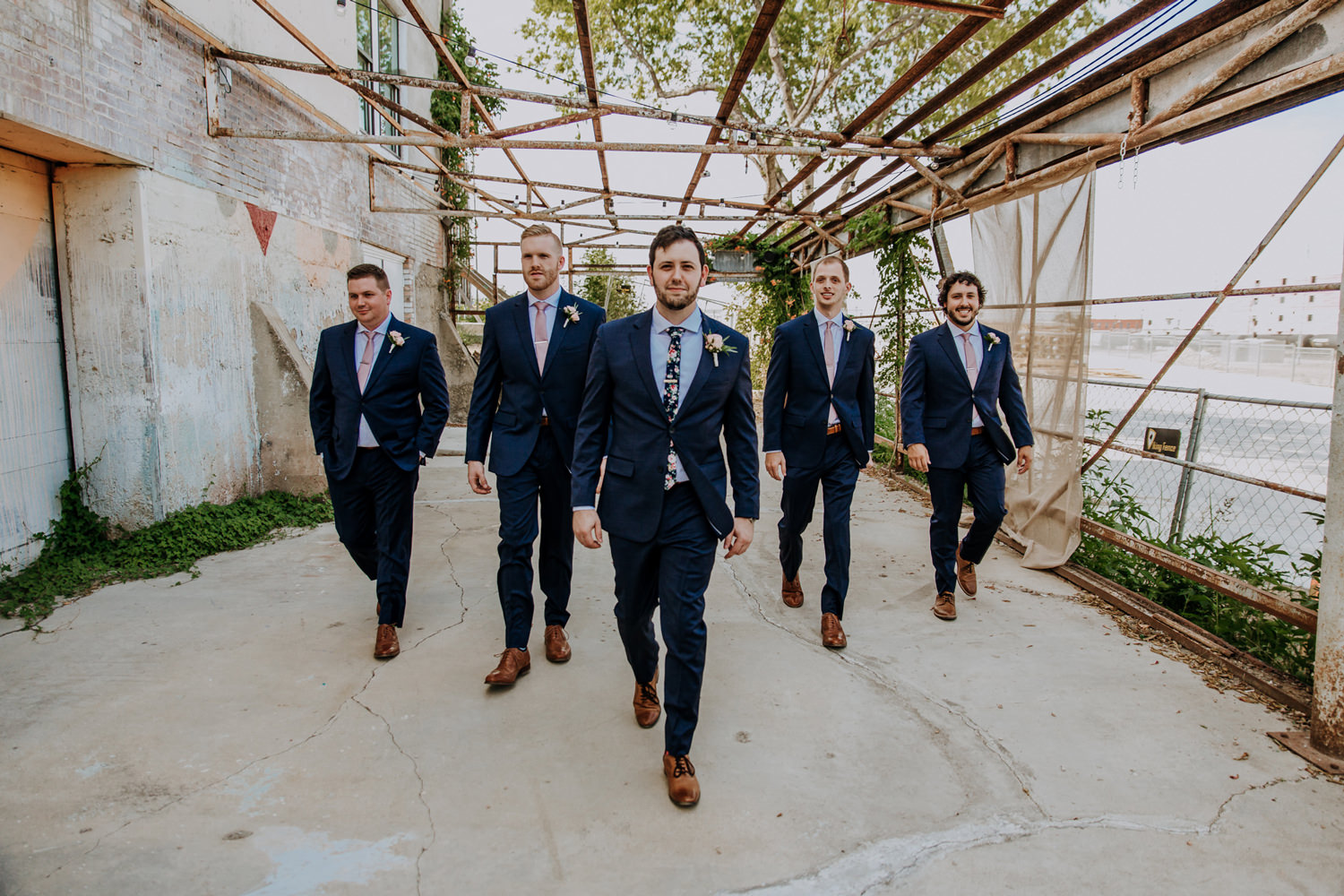 wedding suit with trainers