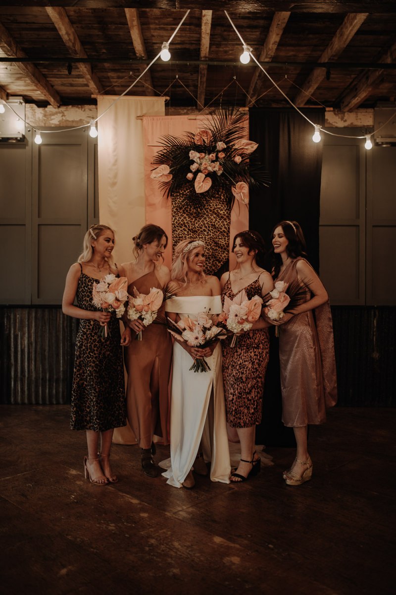 Leopard Print Bridesmaid Dresses for 