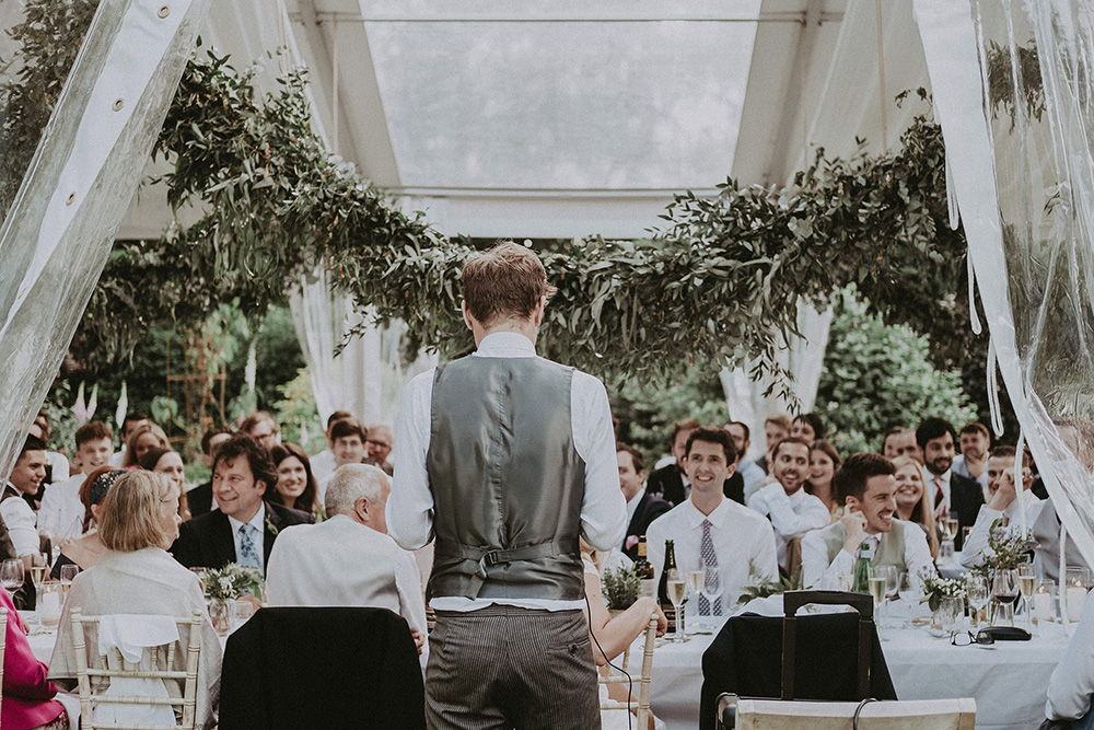 English Country Garden Marquee Wedding  at the Family Home 